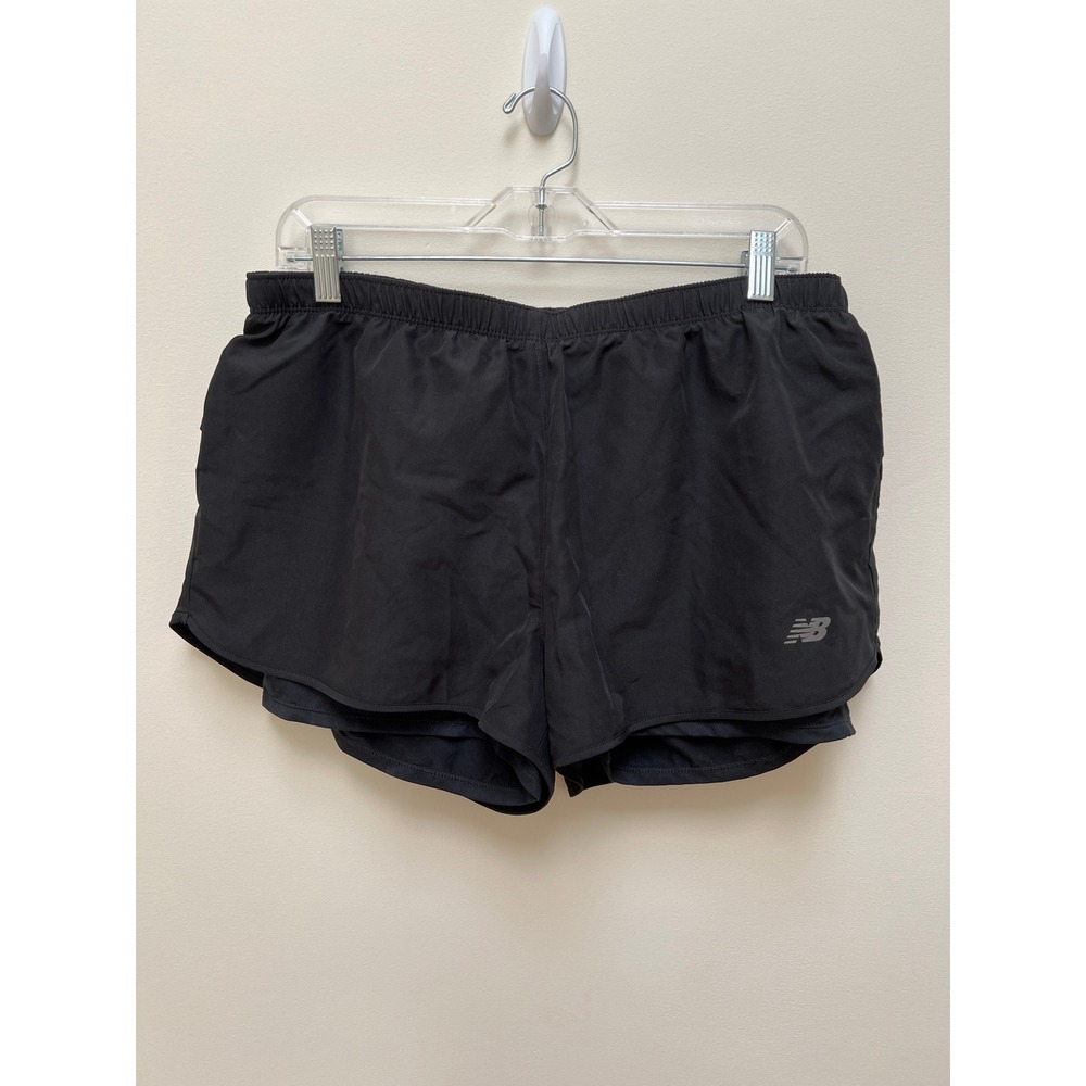 New Balance Women's Dry Running Shorts Inner short Reflective tag on back